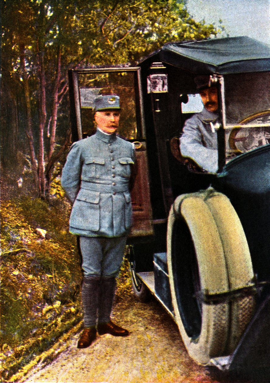 General Philippe Petain, september 1916 (autokrom) af Jules Gervais Courtellemont