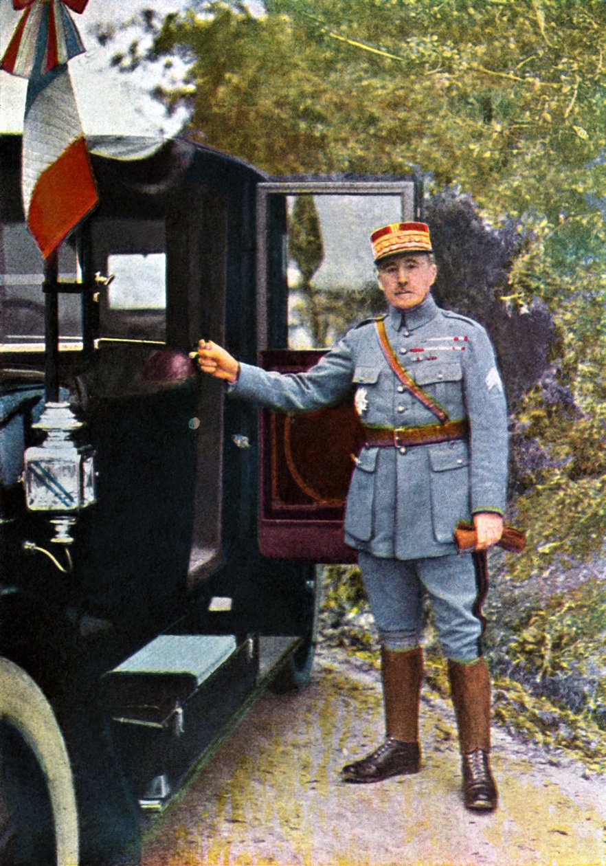 Robert Nivelle, september 1916 (autokromt) af Jules Gervais Courtellemont