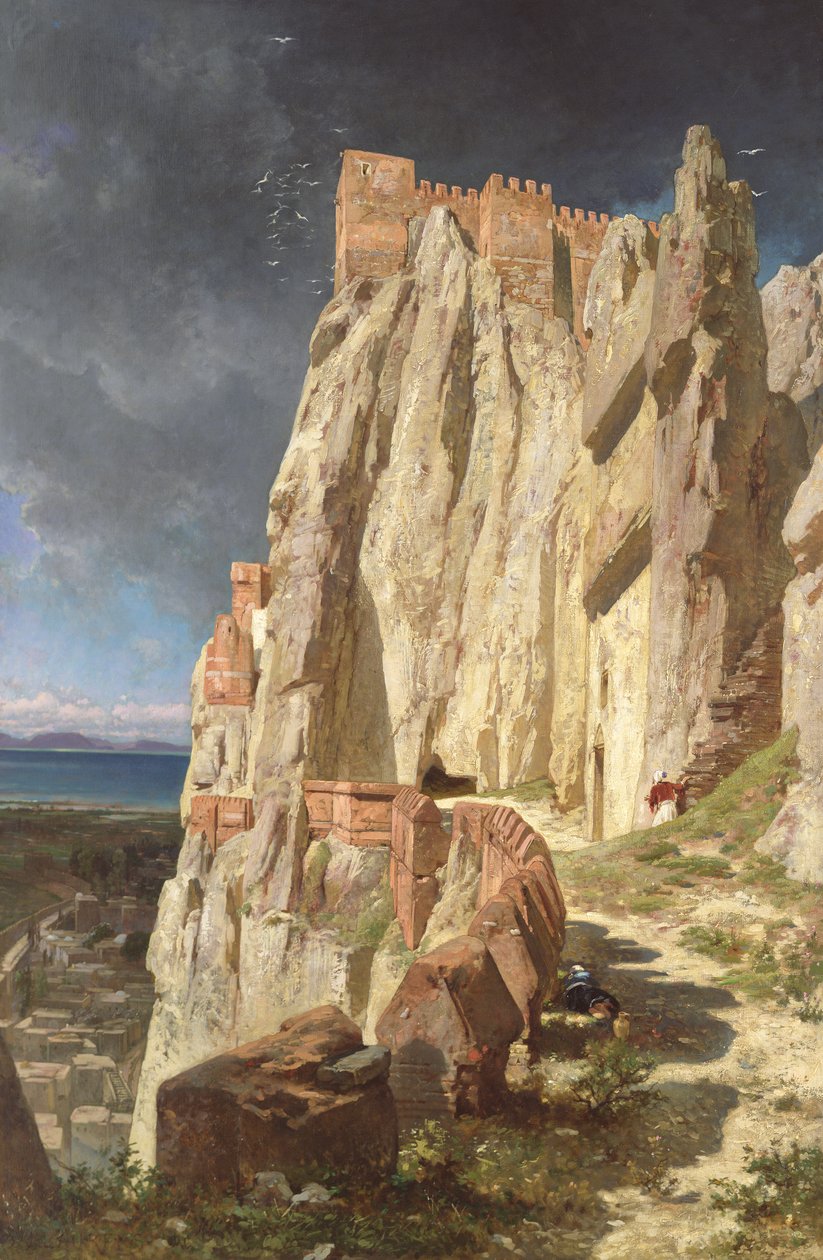 The Rock of Water, Kurdistan, 1901 af Jules Joseph Augustin Laurens