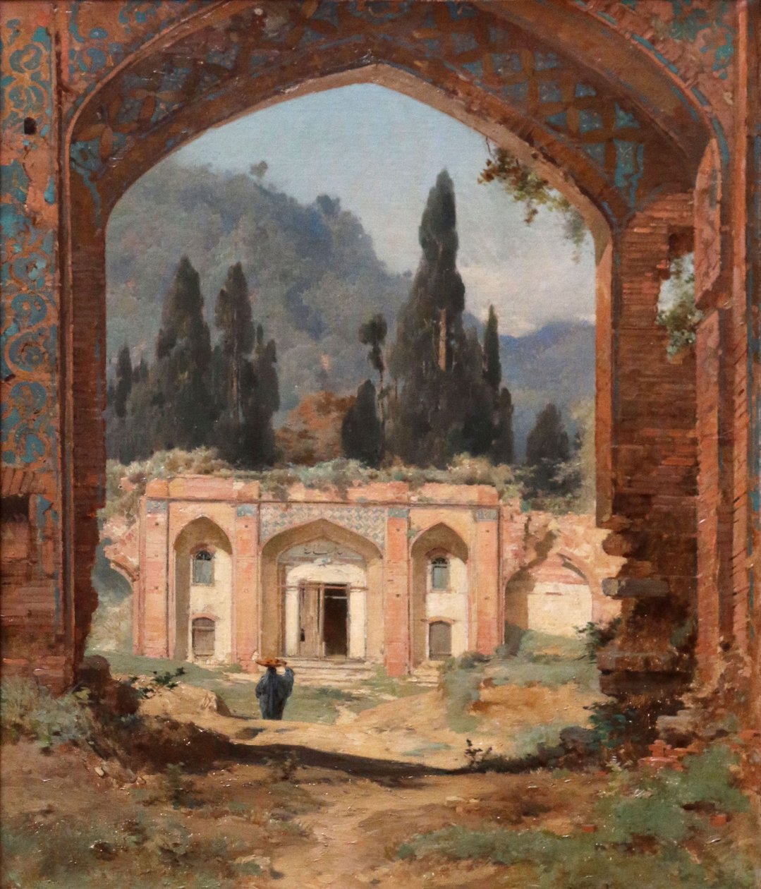 Ruinerne af Aschroff -paladset af Jules Joseph Augustin Laurens