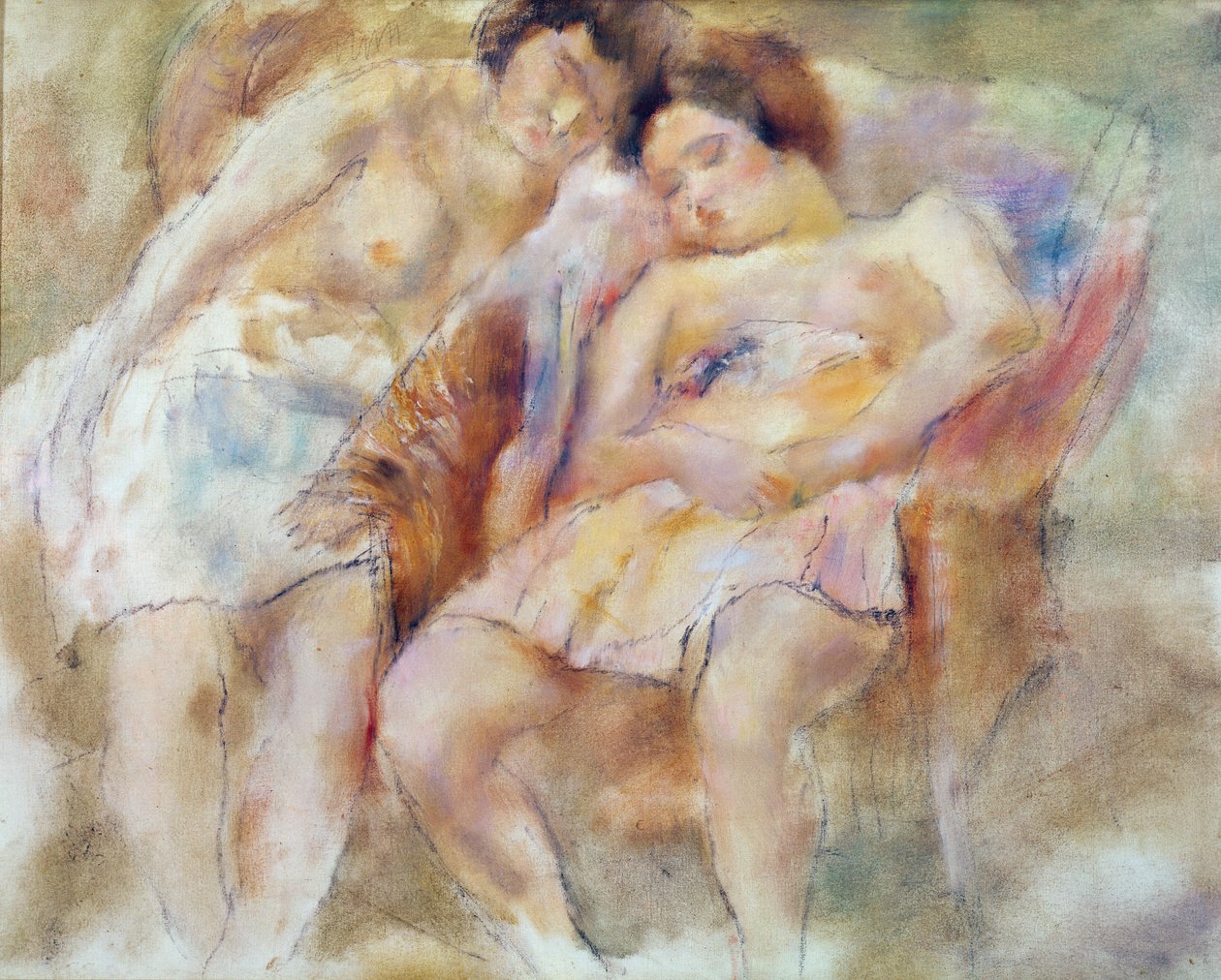 De to Sovende af Jules Pascin