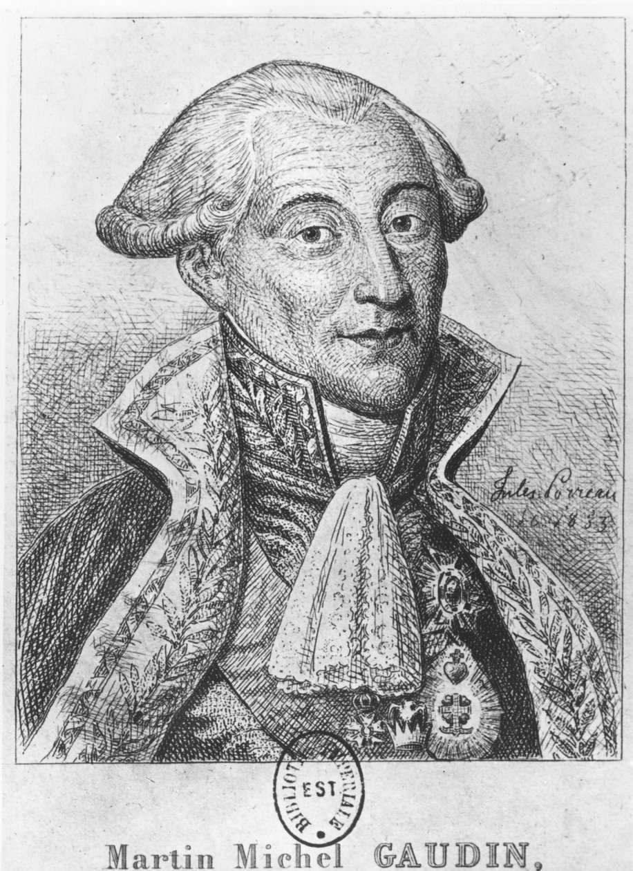 Martin Michel Gaudin, hertug af Gaete af Jules Porreau