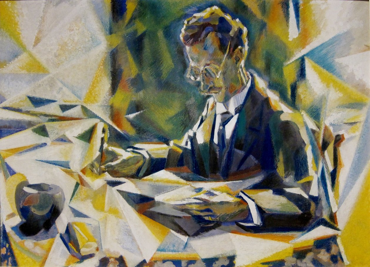 Portræt af baron Francis Delbeke af Jules Schmalzigaug