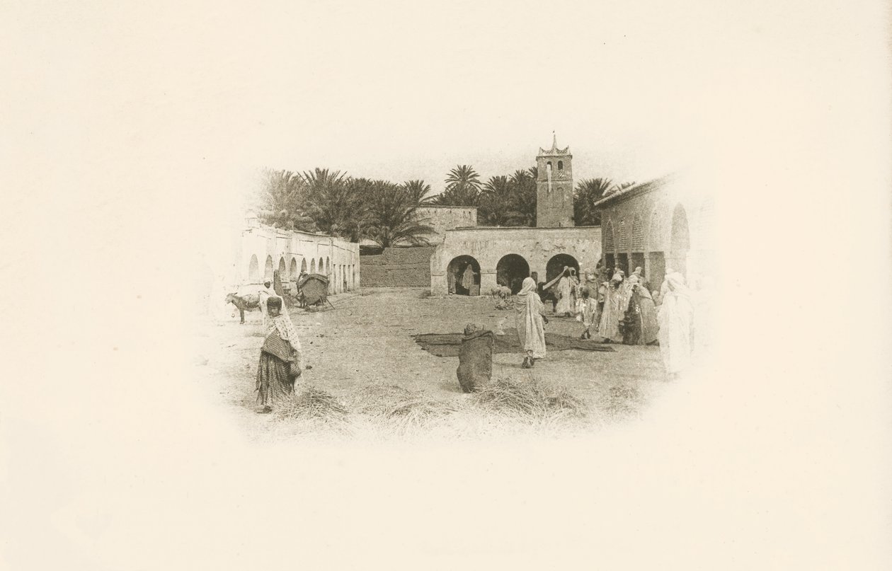 En af Jules Gervais-Courtellemonts udsigter over Algeriet (s/h-foto) af Jules (after) Gervais-Courtellemont