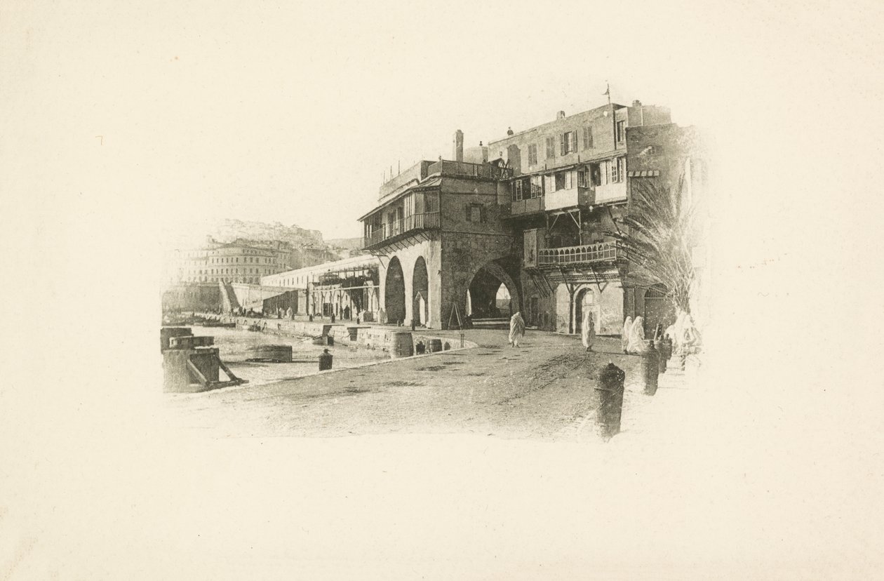 En af Jules Gervais-Courtellemonts udsigter over Algeriet (s/h-foto) af Jules (after) Gervais-Courtellemont