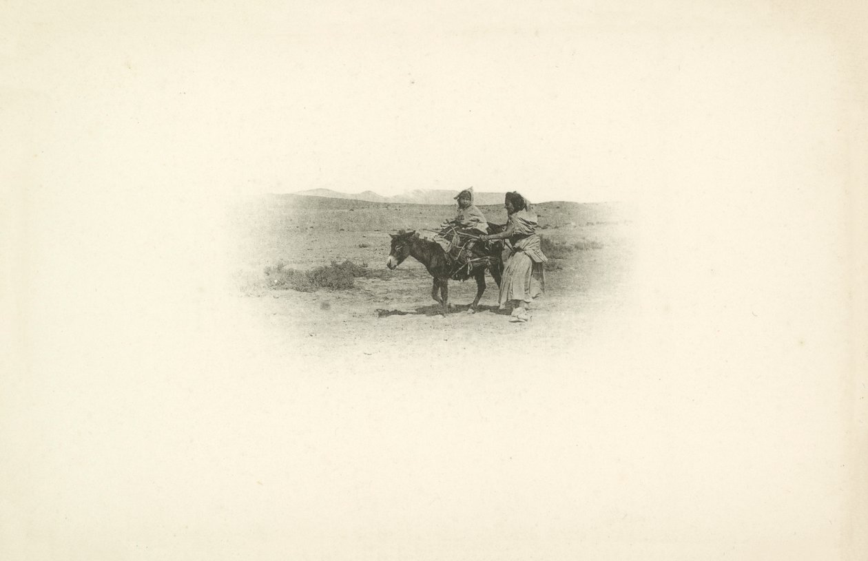 En af Jules Gervais-Courtellemonts udsigter over Algeriet (s/h-foto) af Jules (after) Gervais-Courtellemont
