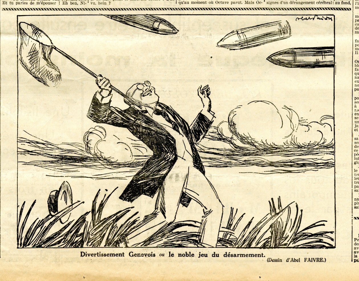 Candide, Satirical og N & B af Jules Abel Faivre