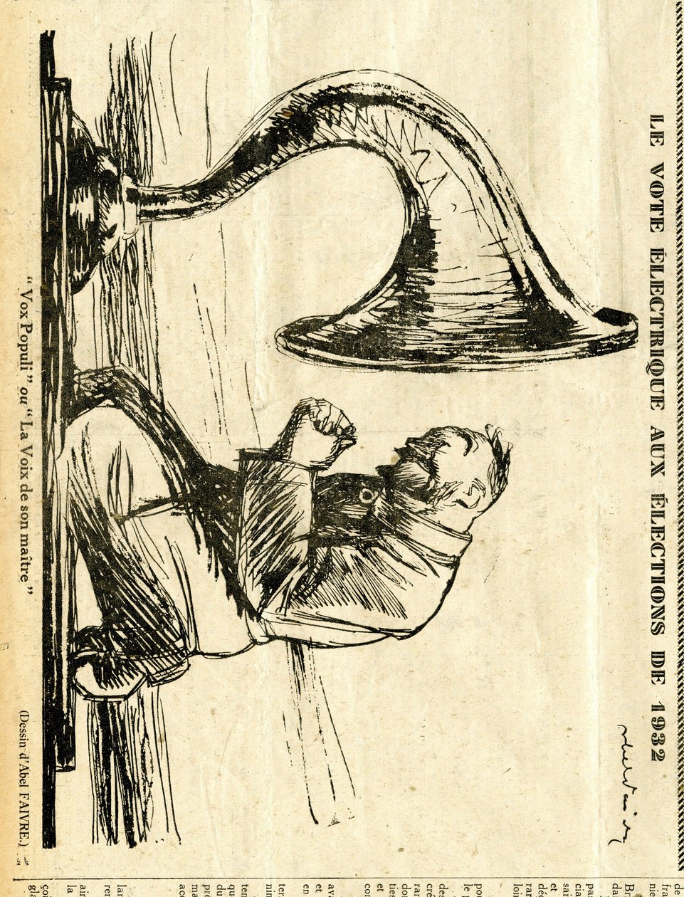 Oprigtig, satirisk i sort/hvid af Jules Abel Faivre