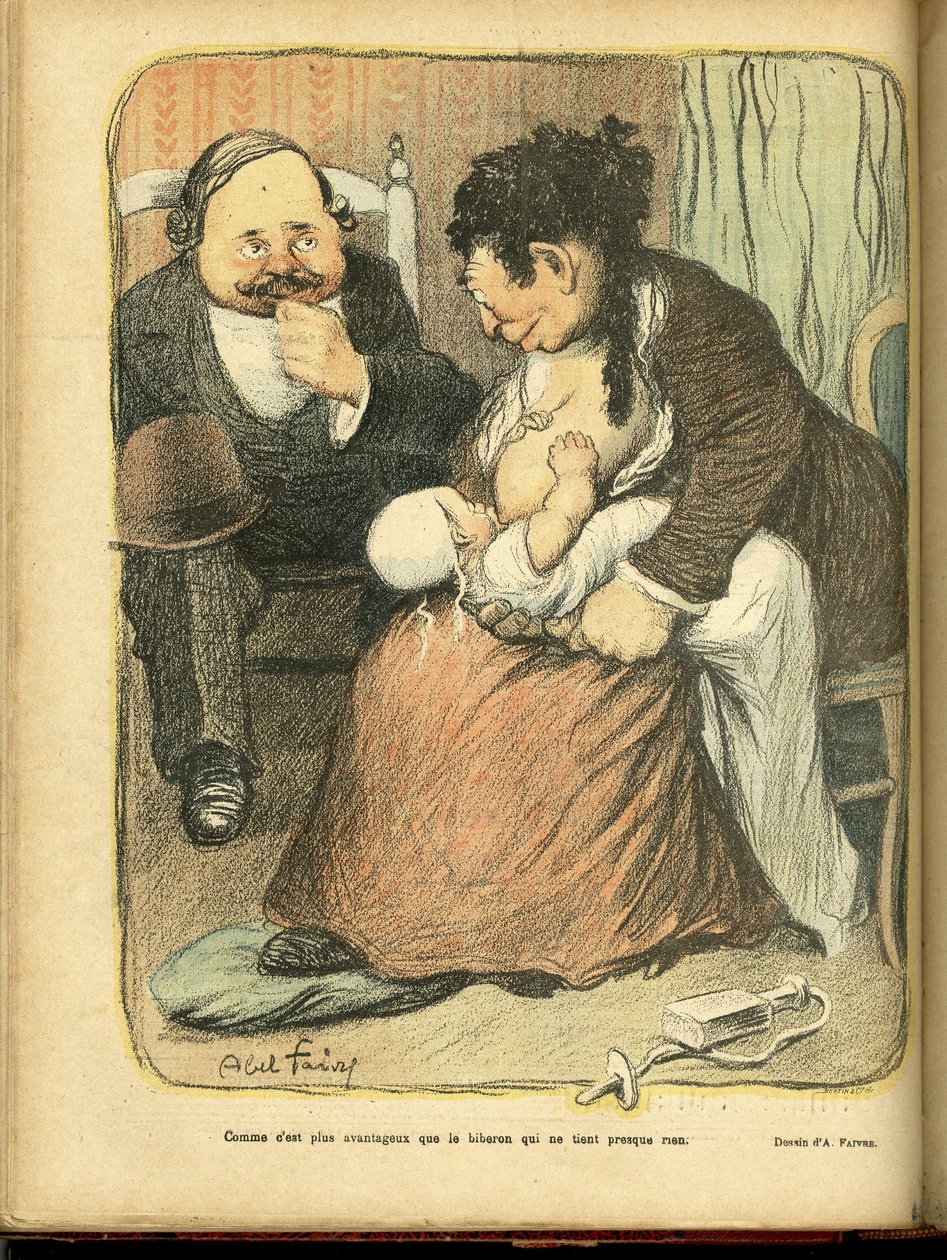 Illustration af Abel Faivre (1867-1945) i Le Rire af Jules Abel Faivre