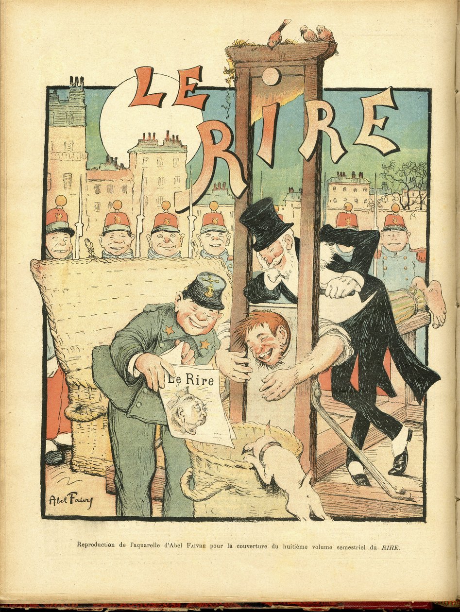 Illustration af Abel Faivre (1867-1945) til forsiden af Le Rire af Jules Abel Faivre