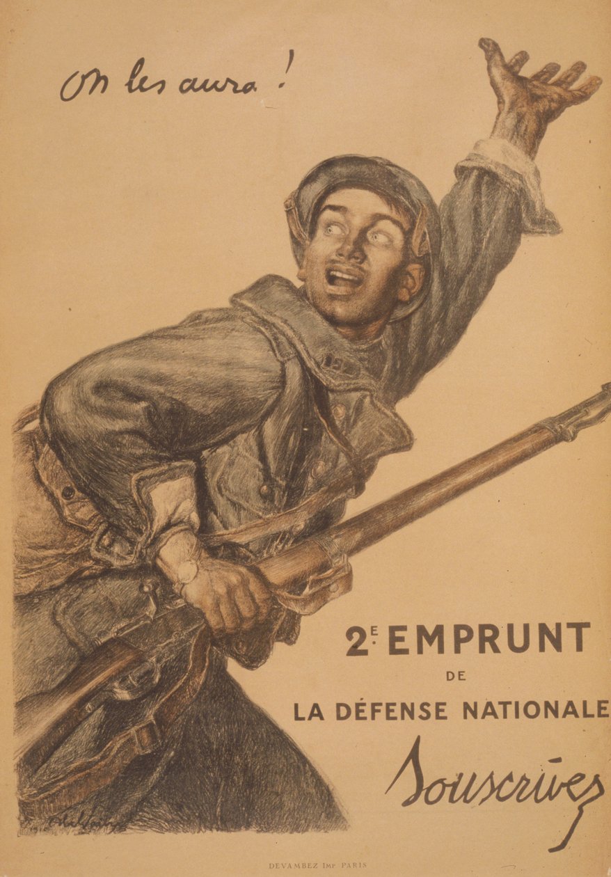 Vi ved det! 2. Landsforsvarslån. Abonner af Jules Abel Faivre