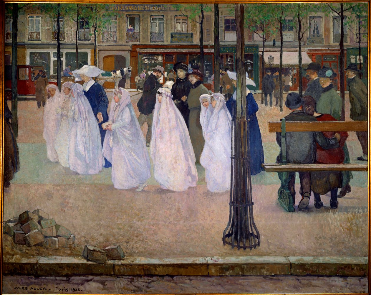 Kommunikanterne eller foråret i Paris af Jules Adler