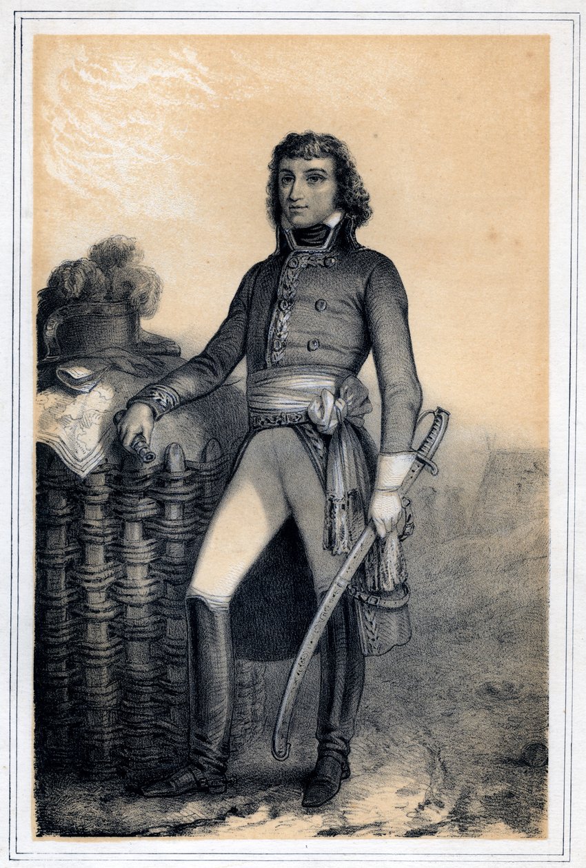 Barthélemy Catherine Joubert, fransk general, 1800-tallet. af Jules Alfred Vincent Rigo