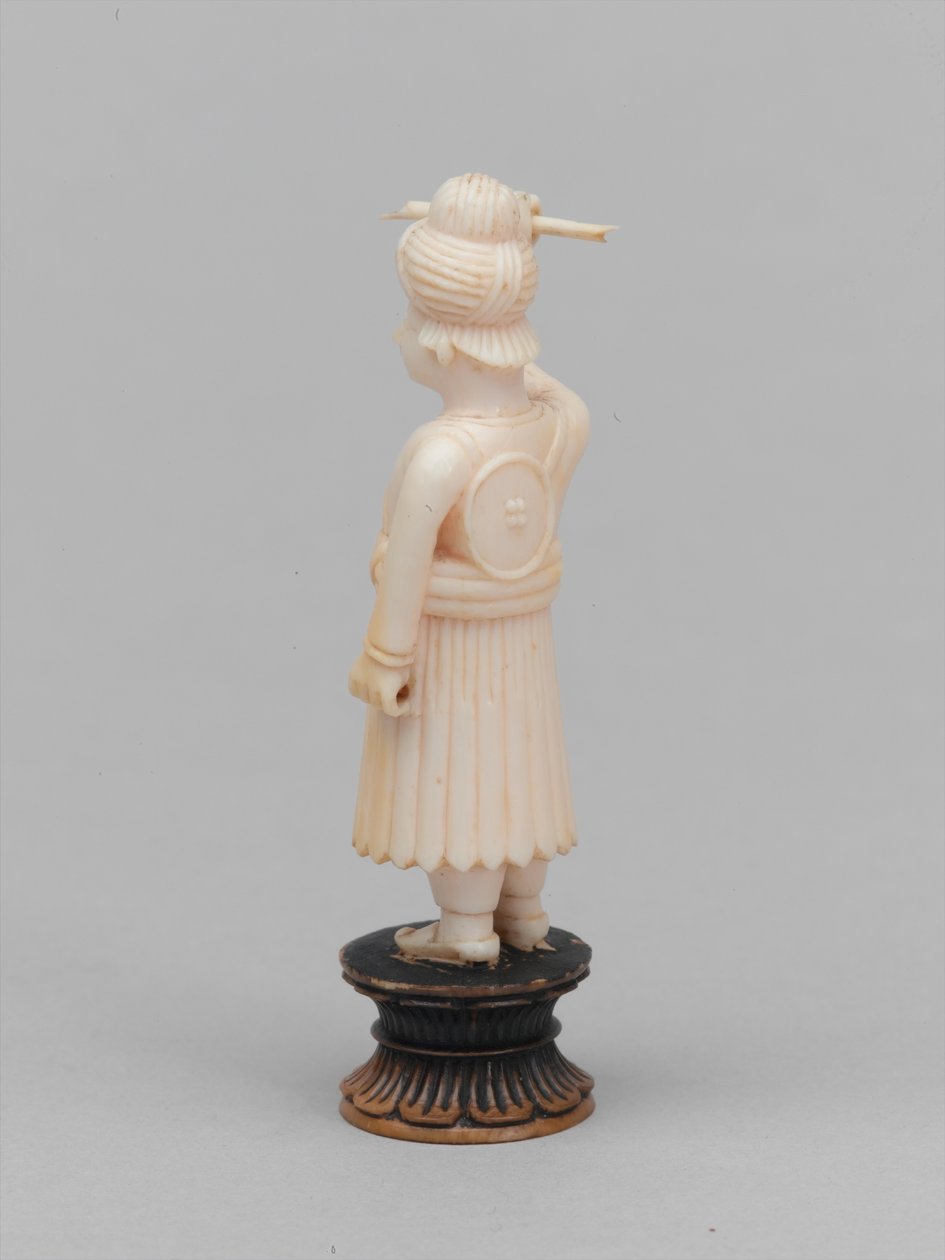 Sort bonde, skakbrik, Indien, 1820 ca af Jules Antoine Duvaux