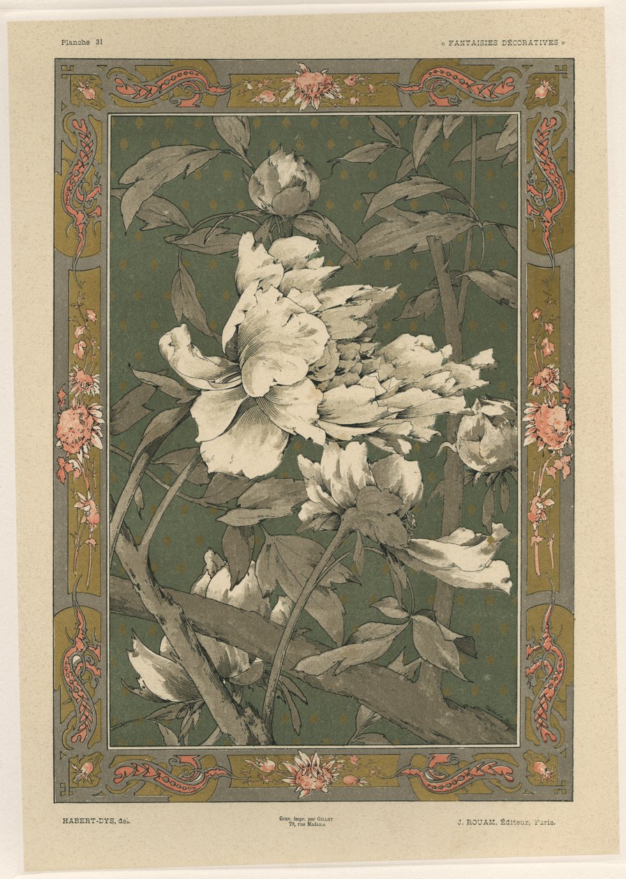 Blomster, tallerken 31 fra 