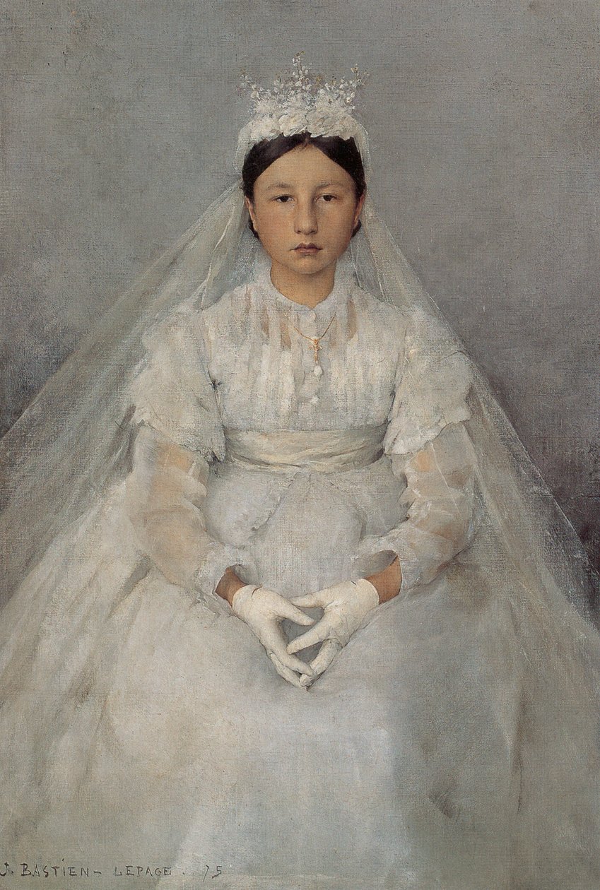 La Communiante af Jules Bastien Lepage