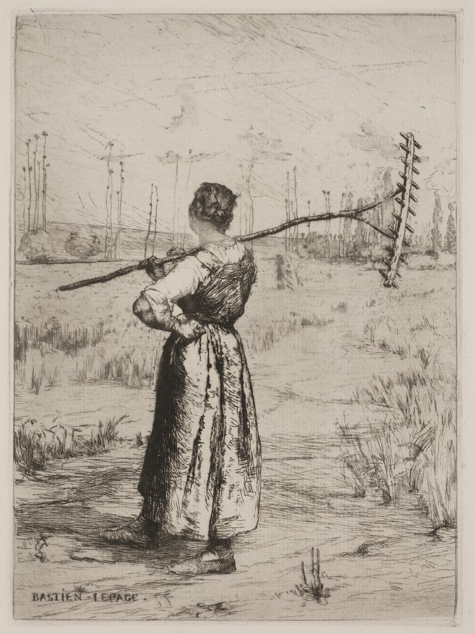 Retur fra markerne (Retour des Champs) af Jules Bastien Lepage