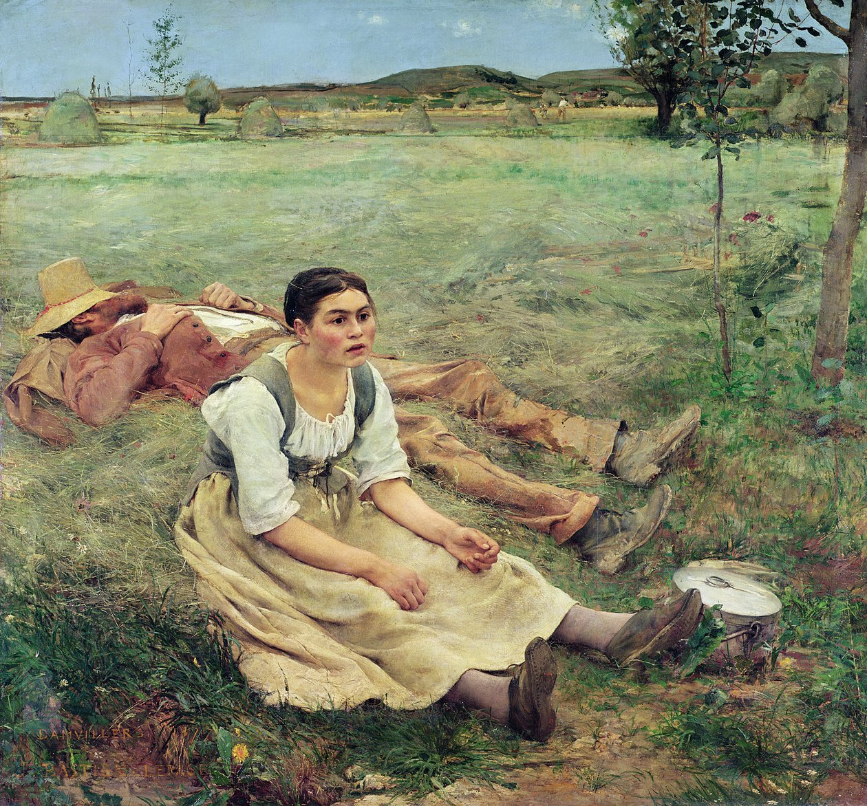 Hømagerne, 1877 af Jules Bastien Lepage