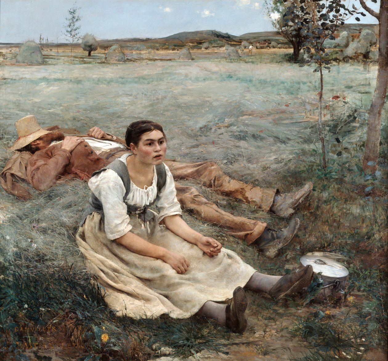 Hømagerne, 1880 af Jules Bastien Lepage