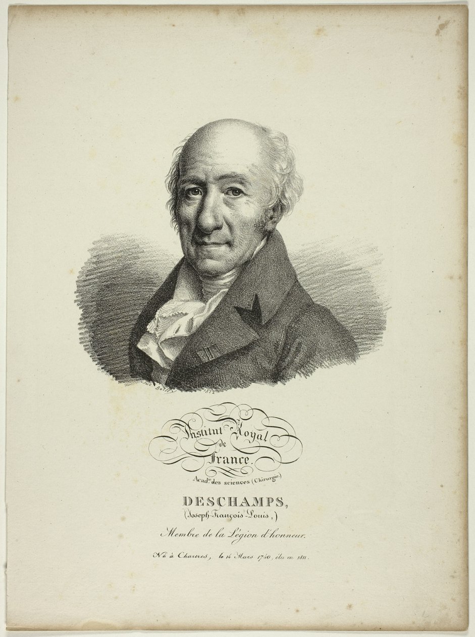 Portræt af Joseph-François-Louis Deschamps af Jules Boilly