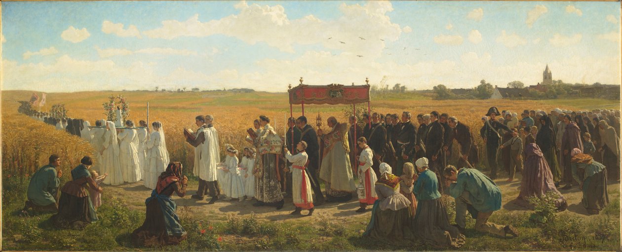 Velsignelsen af hveden i Artois af Jules Breton
