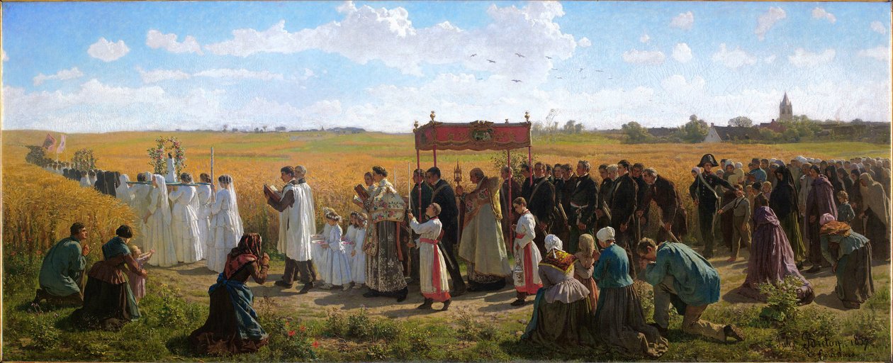Velsignelsen af hveden i Artois af Jules Breton