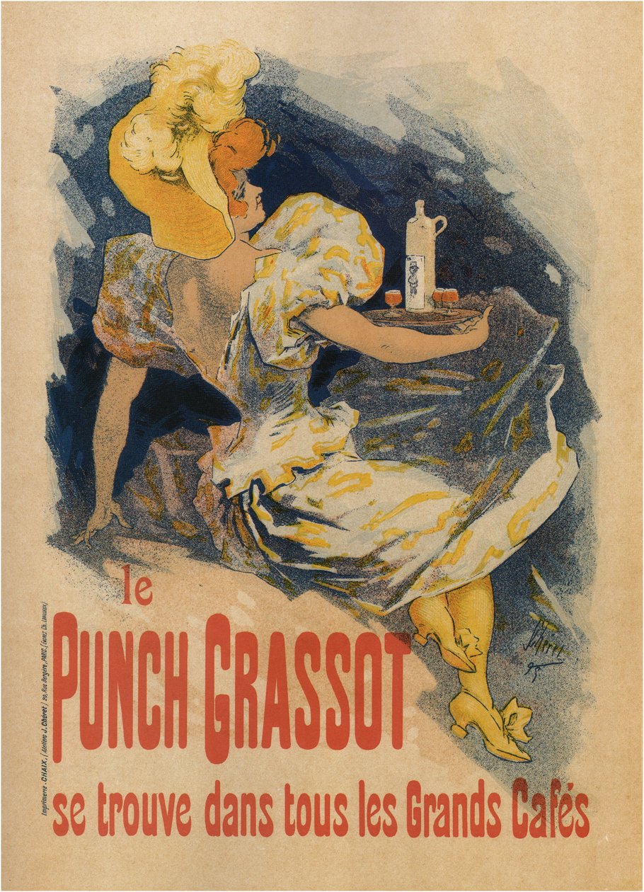 Le Punch Grassot af Jules Cheret