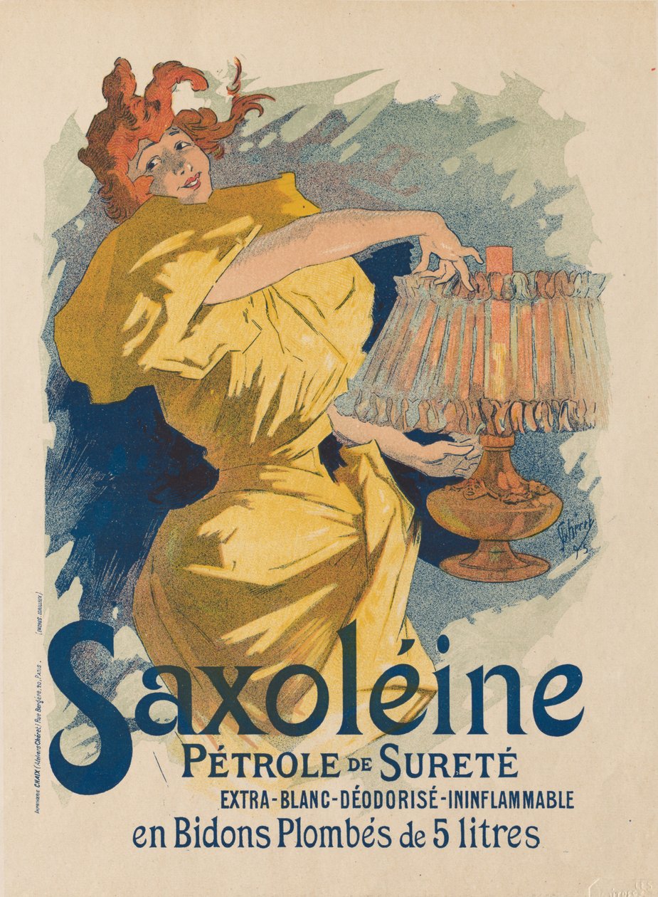 Plakatens mestre: Pl. 13, Saxoléine, 1895. af Jules Cheret