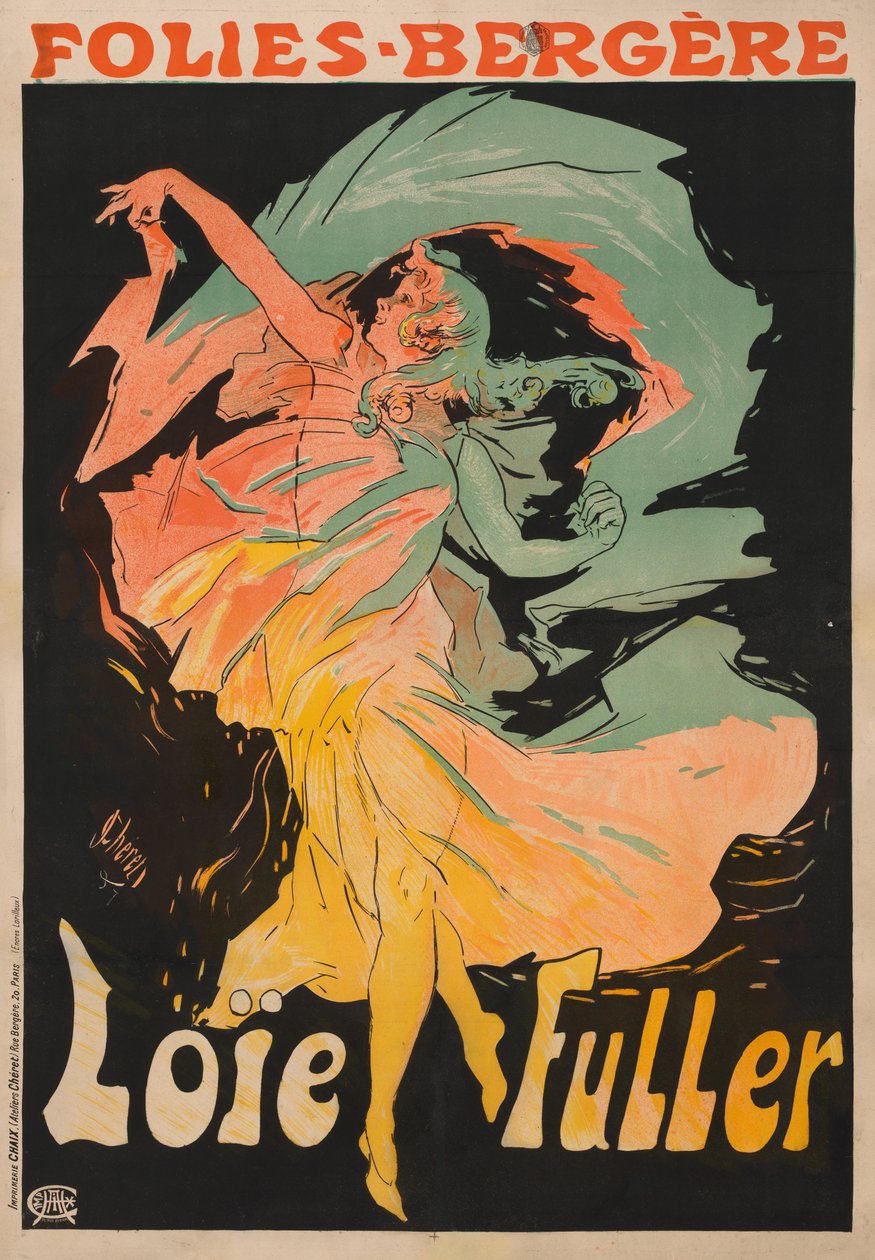 Loie Fuller af Jules Cheret
