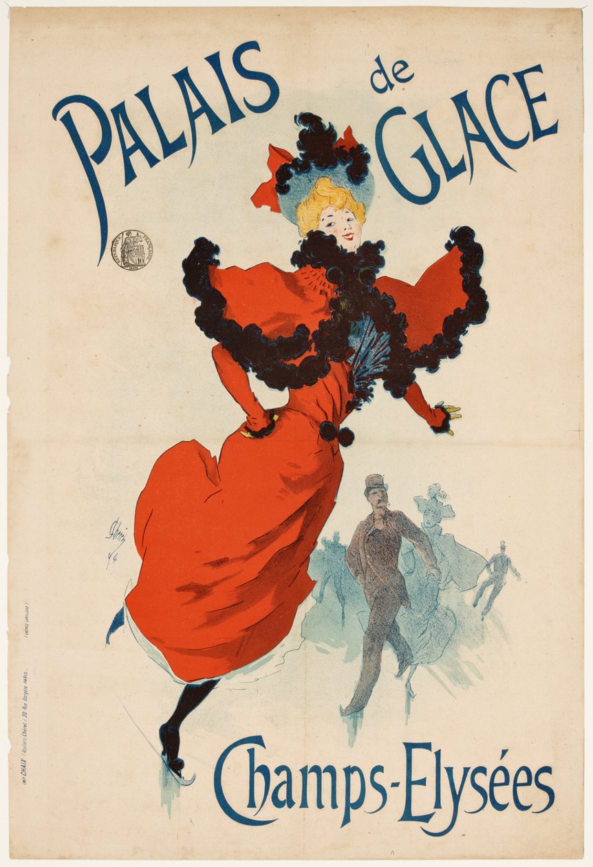 Palais de Glace Champs Elysées, Vorderansicht af Jules Cheret