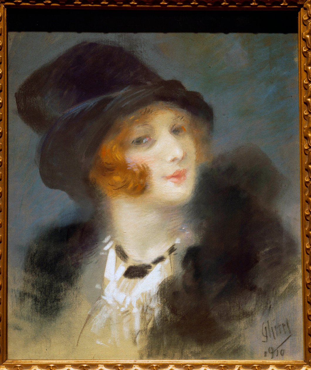 Pariseren. Maleri af Jules Cheret (1836 - 1932) af Jules Cheret