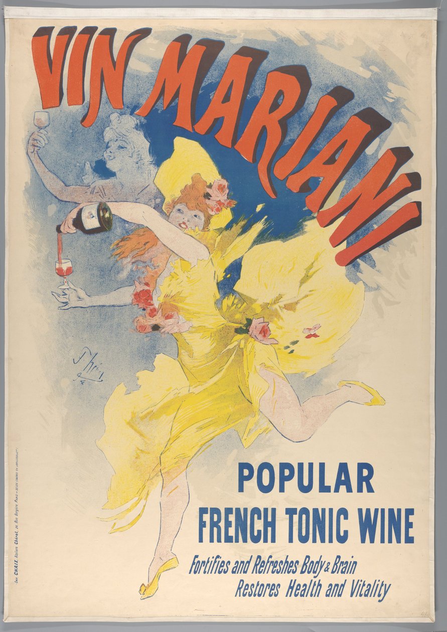 Vin Mariani, 1894 af Jules Cheret