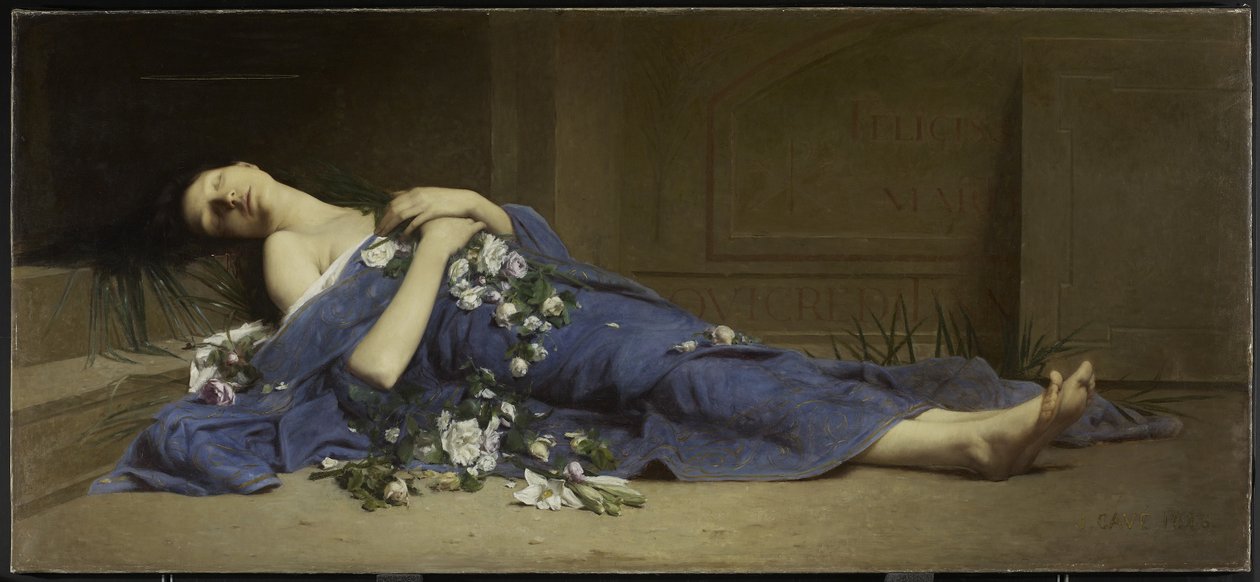 Martyr i katakomberne af Jules Cyrille Cave