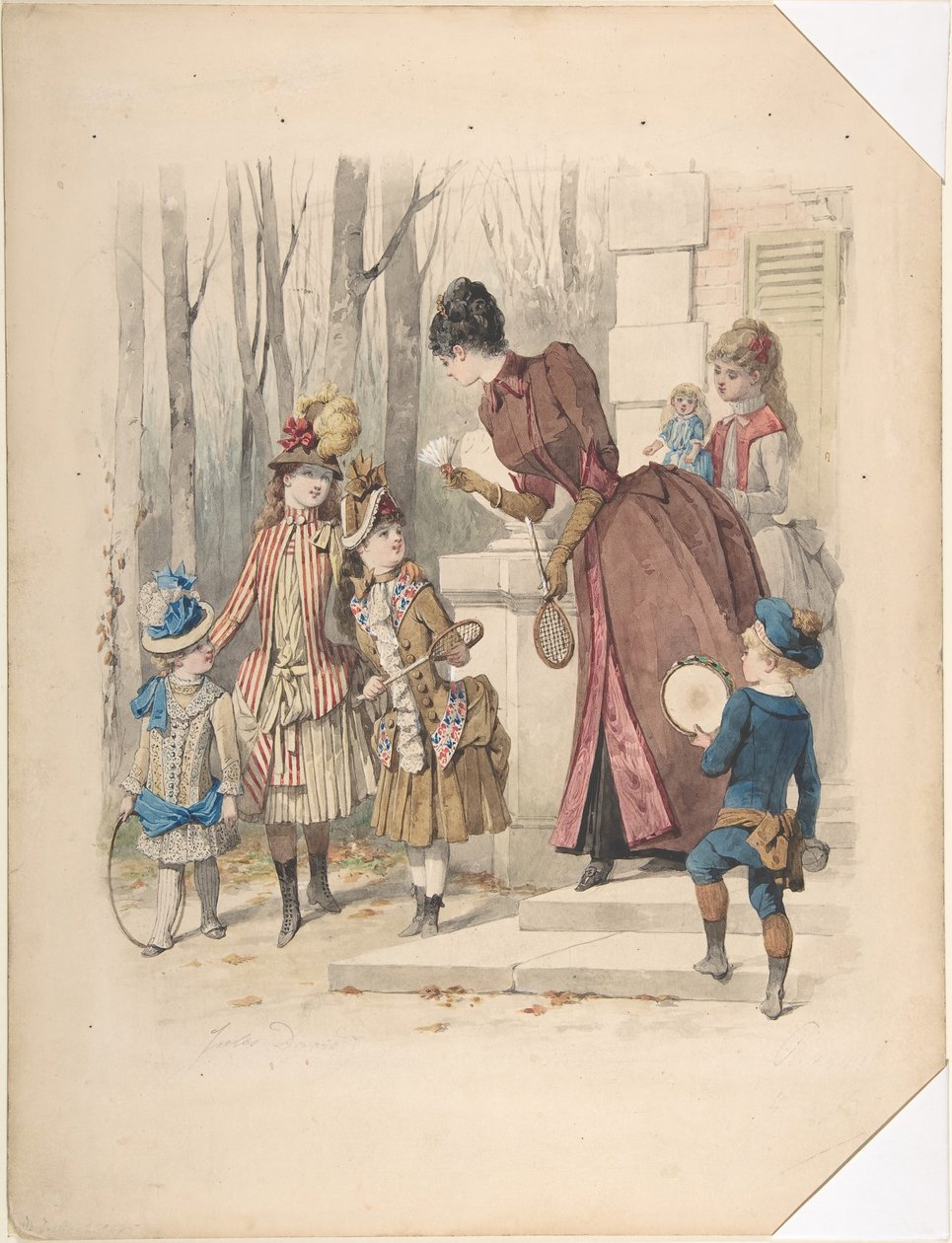 Modeillustration, nr. 2224, juli 1885. af Jules David