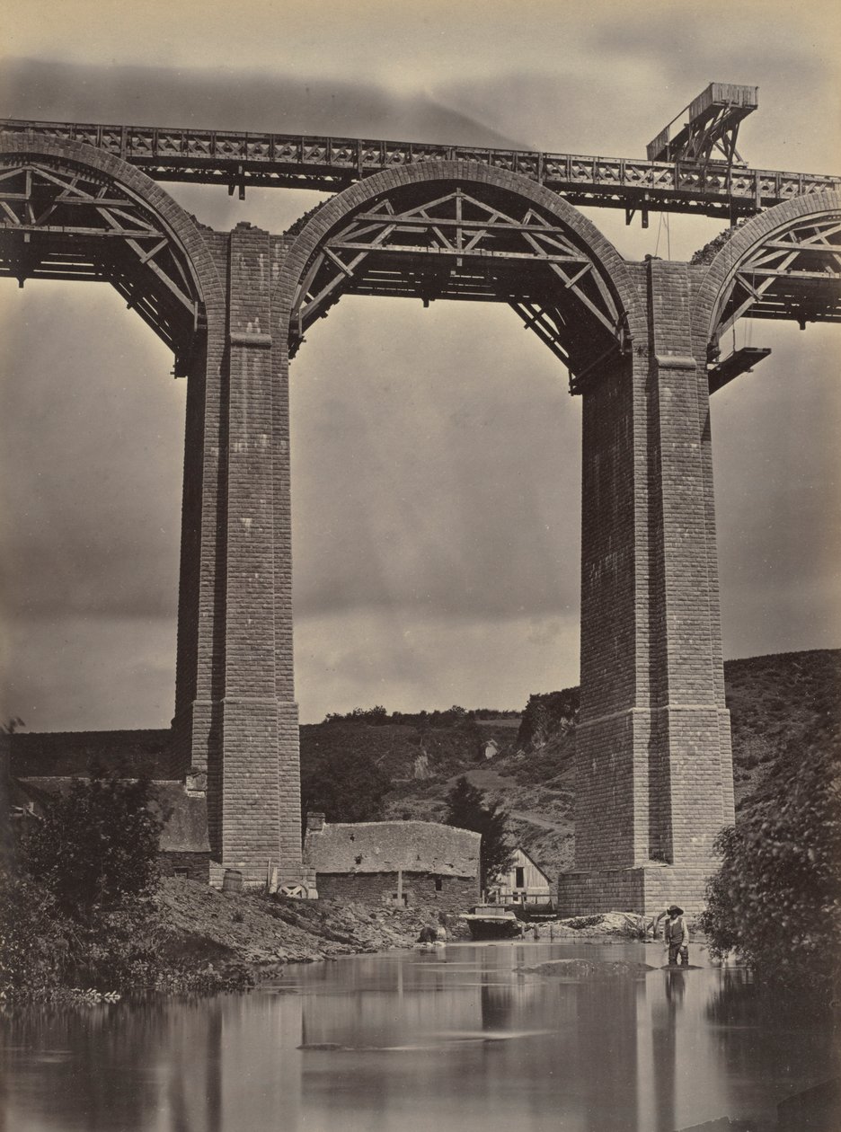 Pont-de-Buis, ved Doufine, Frankrig, ca. 1865. af Jules Duclos