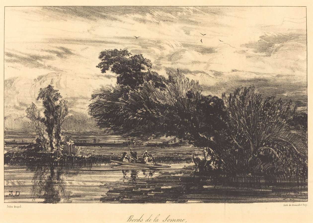 Bank of the Somme af Jules Dupré