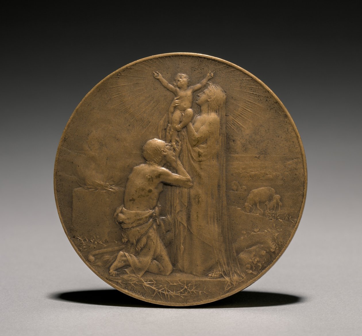 Medalje, 1800-tallet. af Jules Dupré