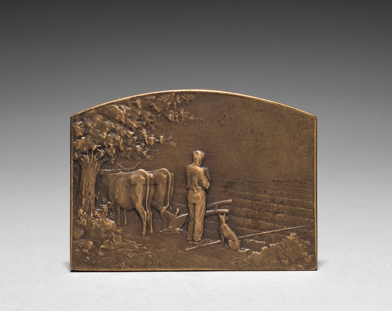 Medaljon forside. af Jules Dupré