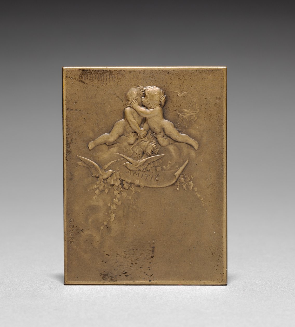 Medaljon omvendt. af Jules Dupré