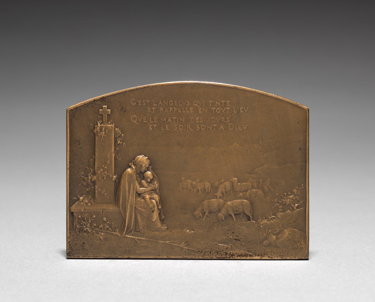 Medaljon omvendt. af Jules Dupré