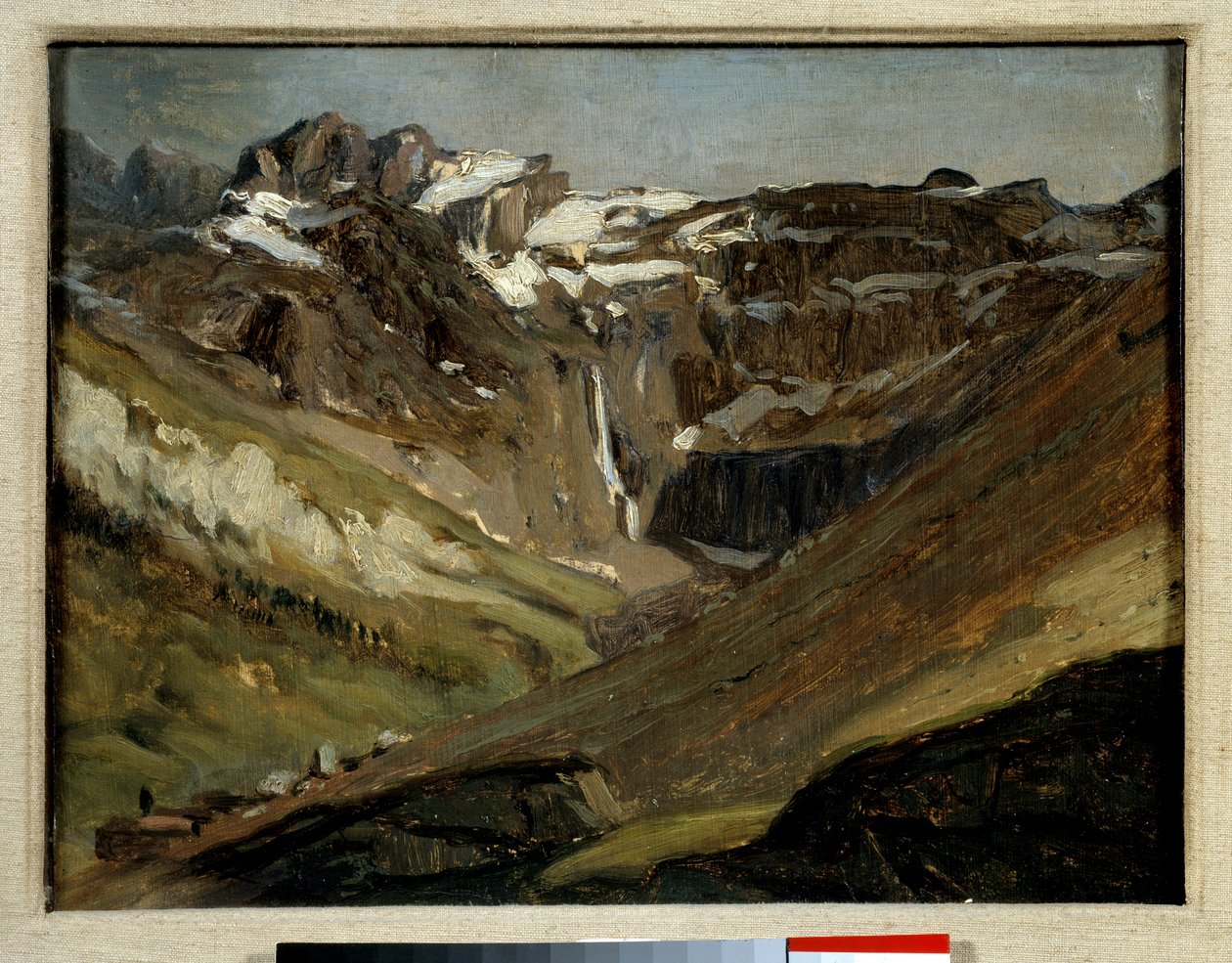 Cirkus af Gavarnie i Pyrenæerne Maleri af Jules Dupre af Jules Dupré