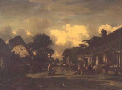 Vejen foran kroen af Jules Dupré
