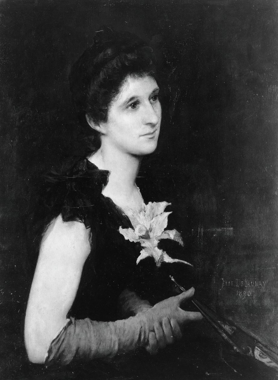 Portræt af Mrs. Charles L. Hutchinson, 1890. af Jules Elie Delaunay