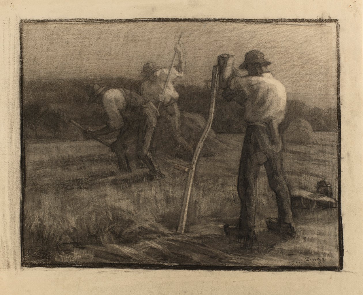 Høstscene af Jules Emile Zingg