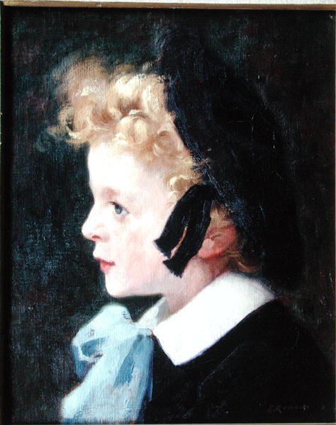 Portræt af Marcel Renoux, søn af maleren af Jules Ernest Renoux
