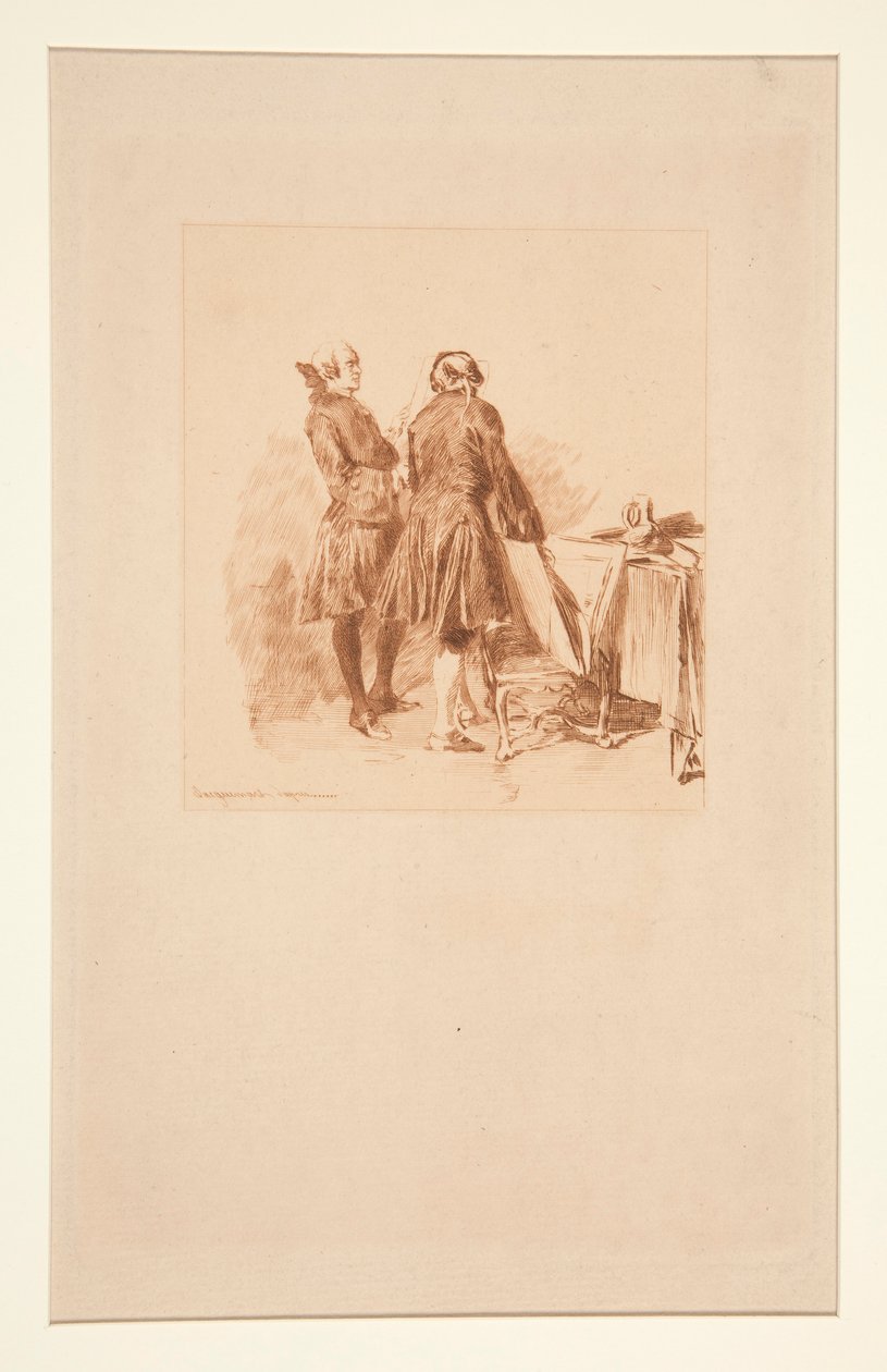 d elskere af Jules Ferdinand Jacquemart