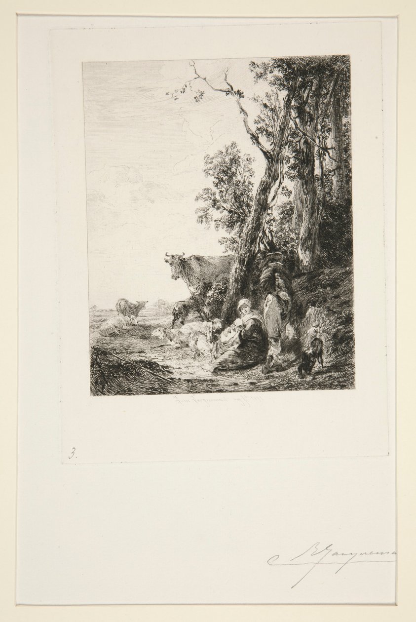 Hvile af Jules Ferdinand Jacquemart