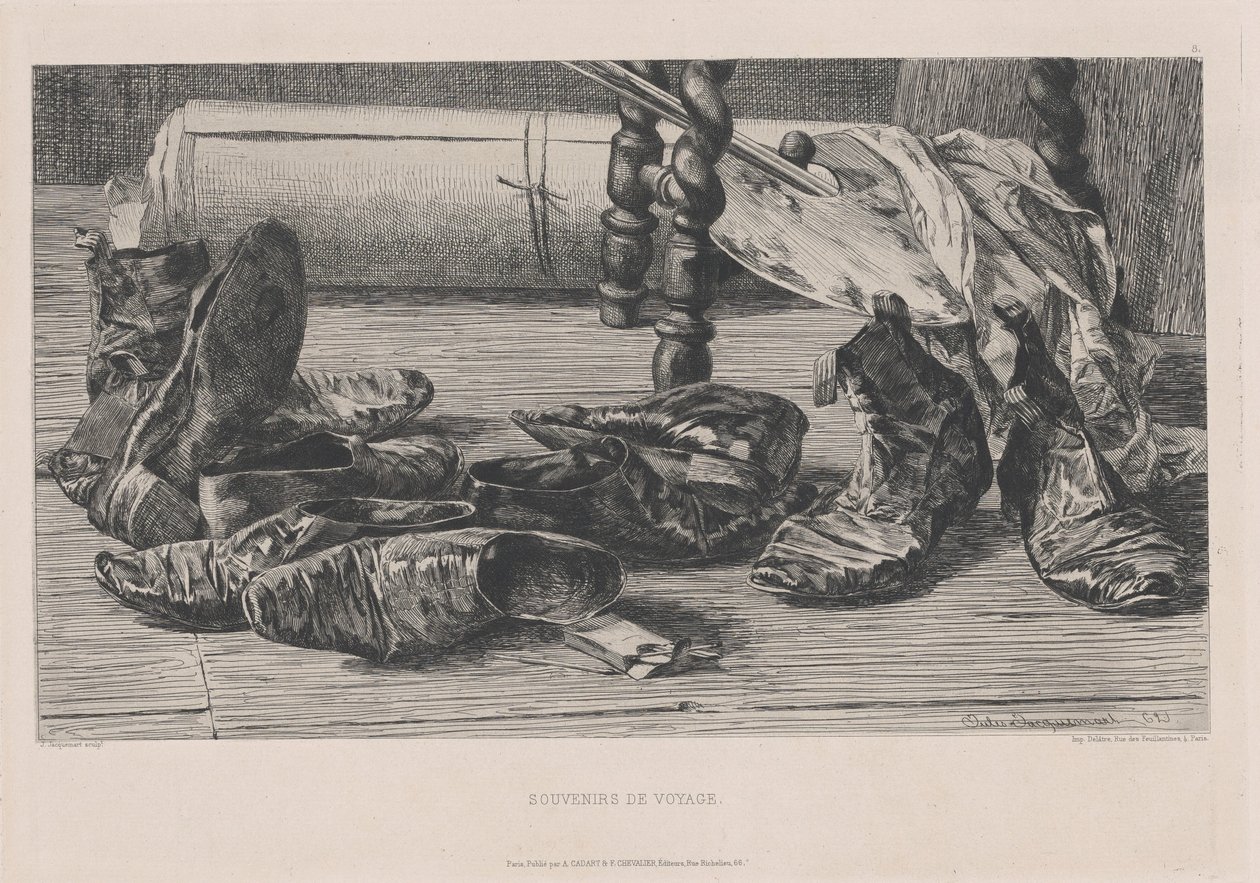 Rejse Souvenirs af Jules Ferdinand Jacquemart