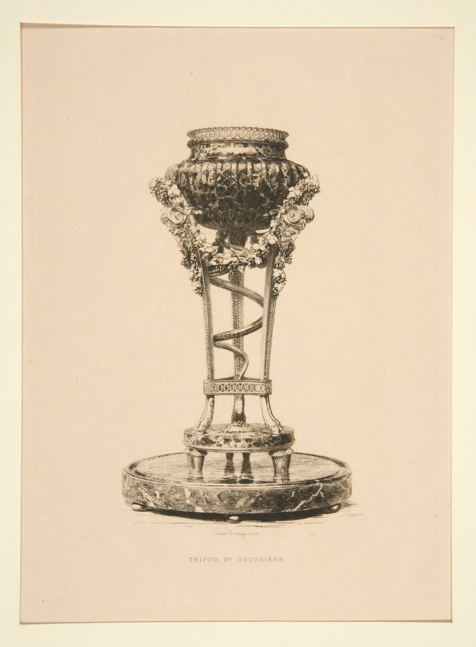 Stativ (fra Gouthiere) af Jules Ferdinand Jacquemart