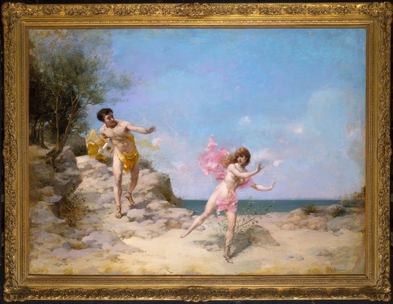 Apollo og Daphne af Jules Frederic Ballavoine